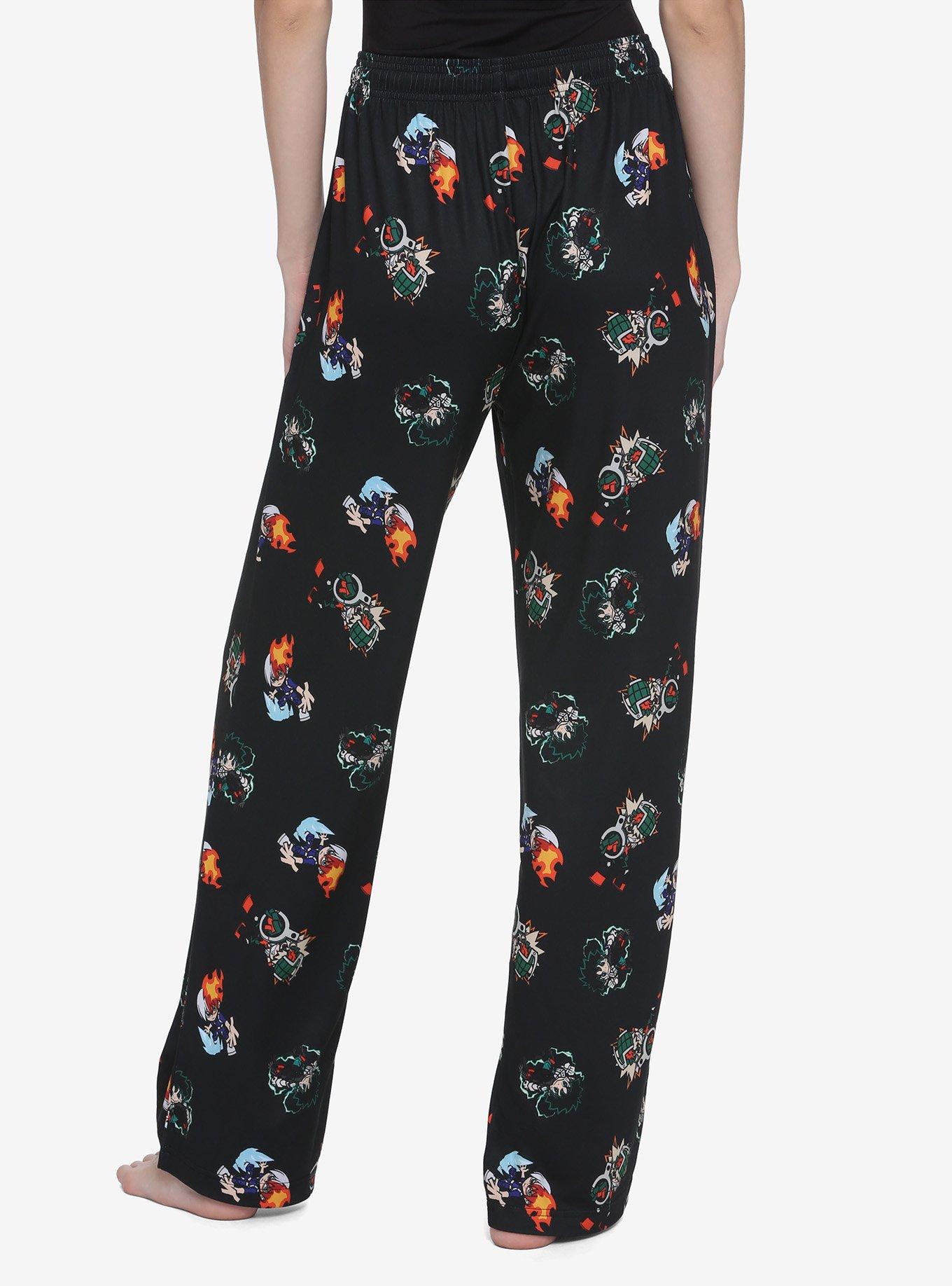 My Hero Academia Chibi Heroes Pajama Pants, MULTI, alternate