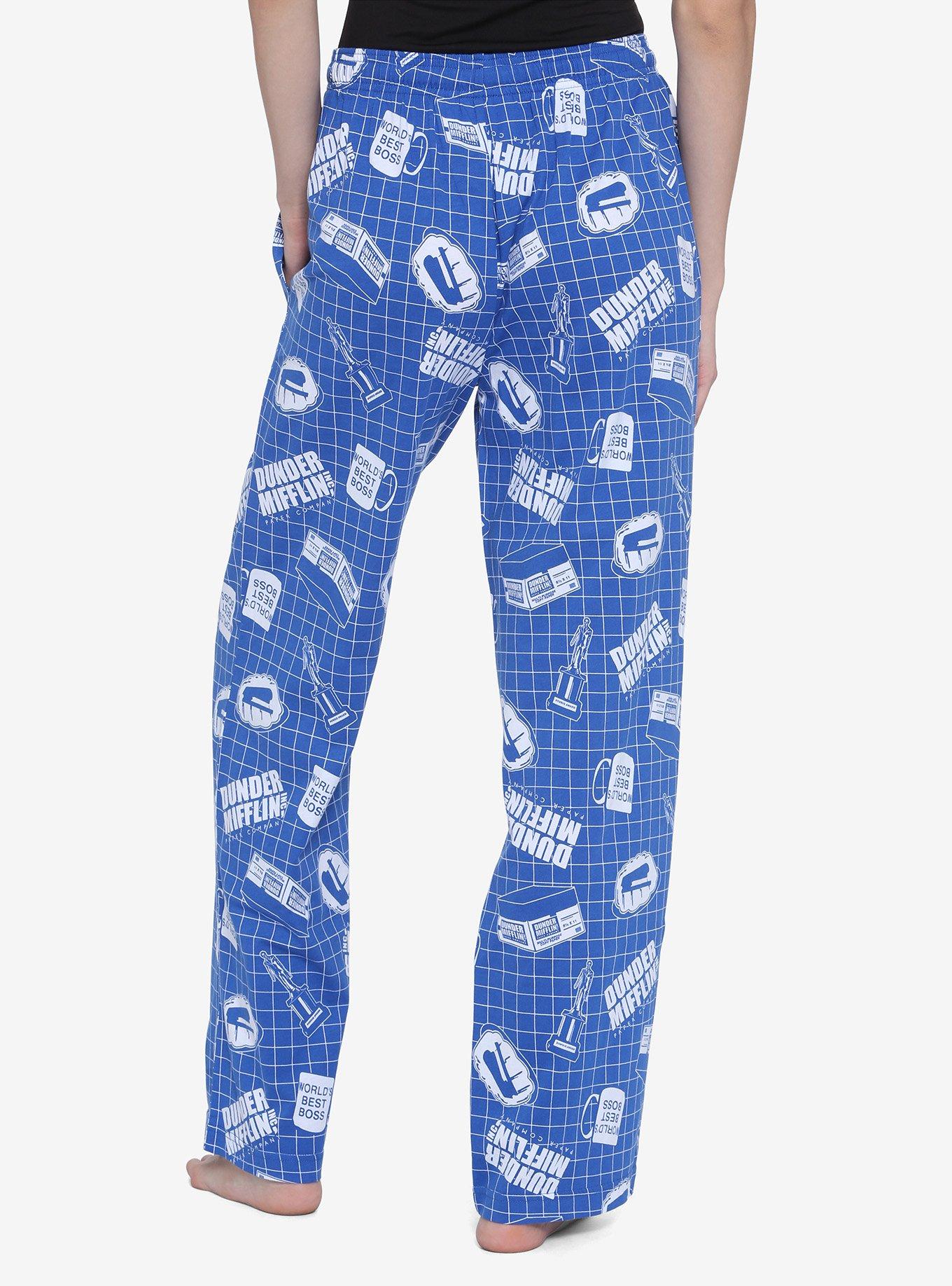 The Office Icons Grid Pajama Pants, MULTI, alternate