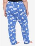 The Office Icons Grid Girls Pajama Pants Plus Size, MULTI, alternate