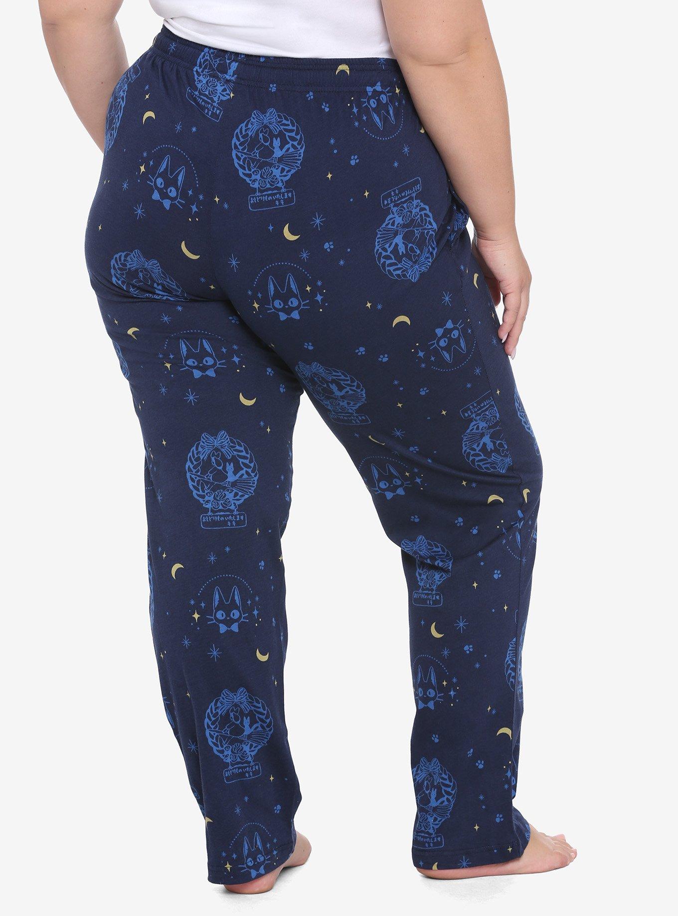 Studio Ghibli Kiki's Delivery Service Celestial Girls Pajama Pants Plus Size, MULTI, alternate