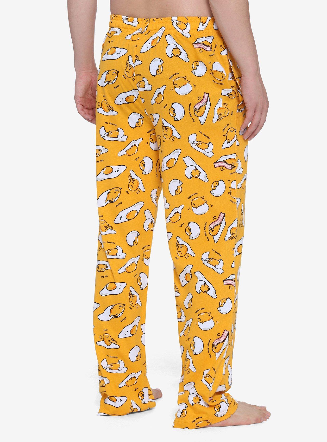 Gudetama Allover Print Pajama Pants, MULTI, alternate