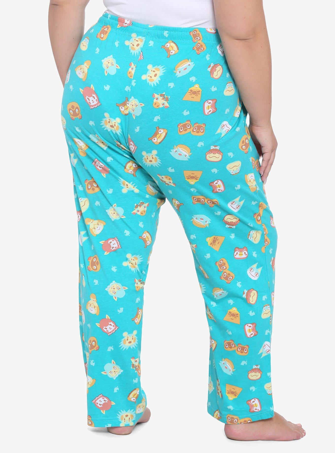 Animal Crossing Character Pajama Pants Plus Size, MULTI, alternate