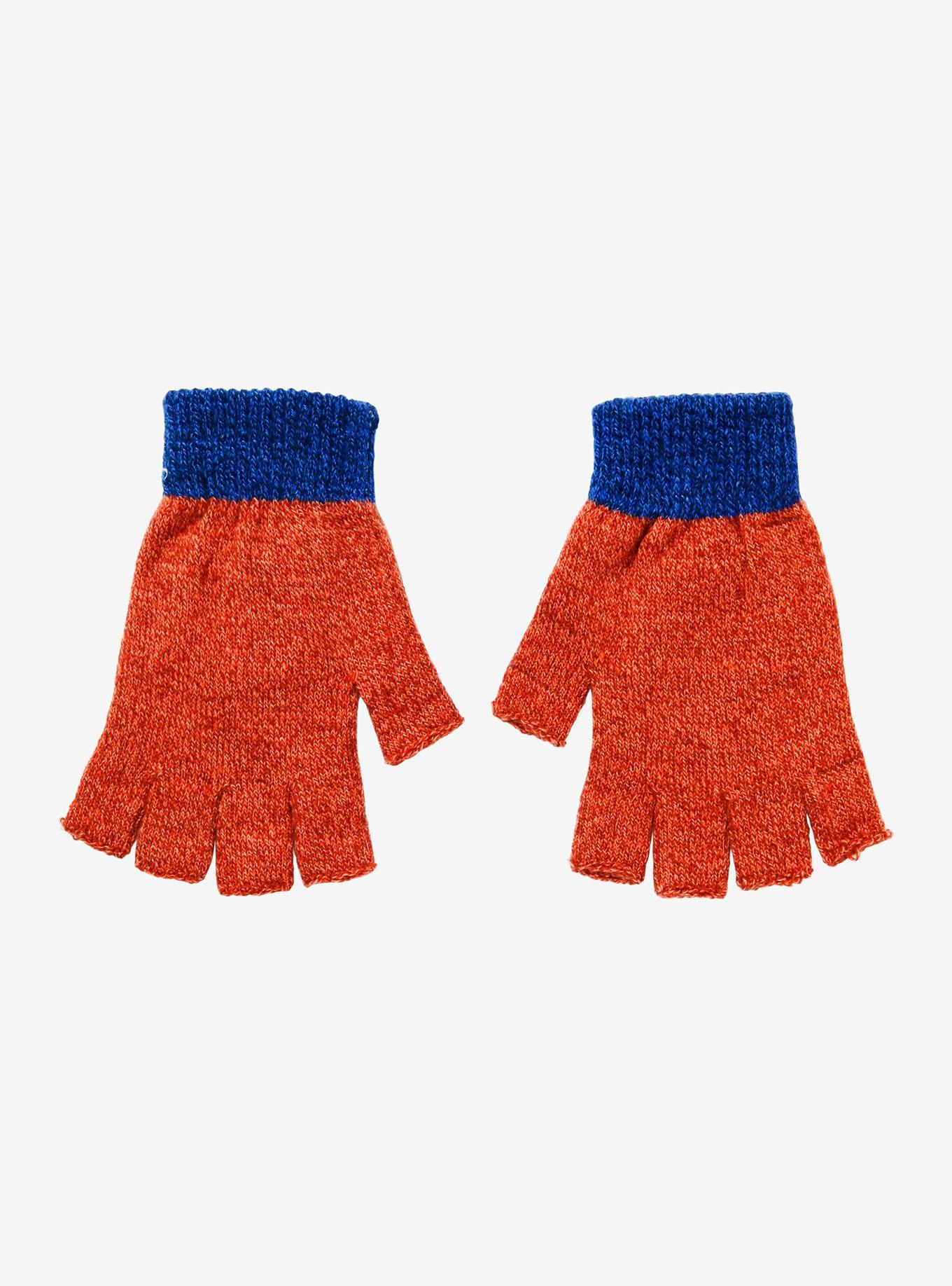 Dragon Ball Z Goku Symbol Fingerless Gloves, , alternate