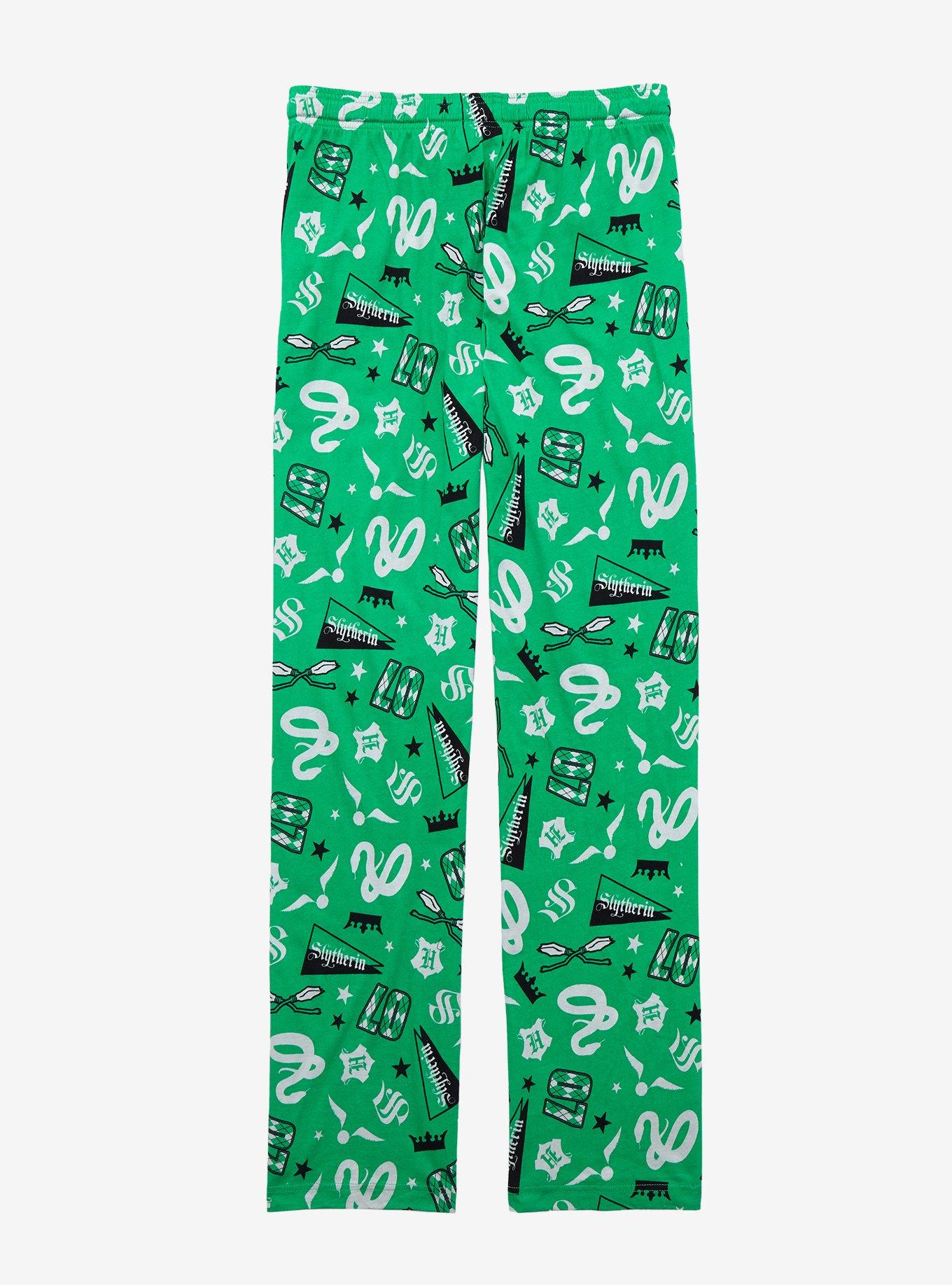 Harry Potter Slytherin Pajama Pants, MULTI, alternate