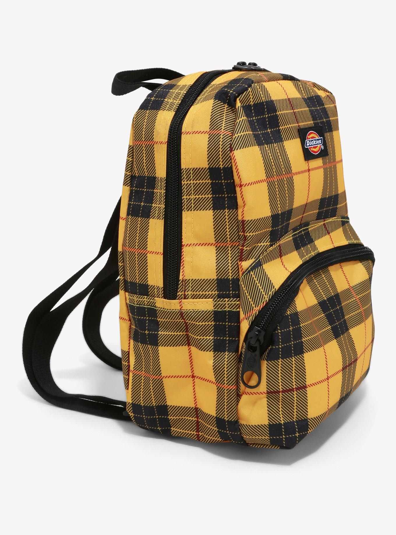 Dickies Yellow Plaid Mini Backpack, , alternate