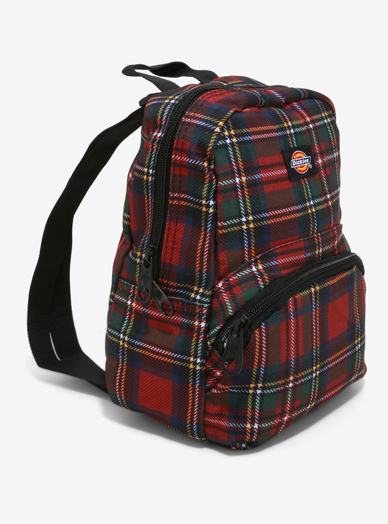 Dickies Red Plaid Mini Backpack, , alternate