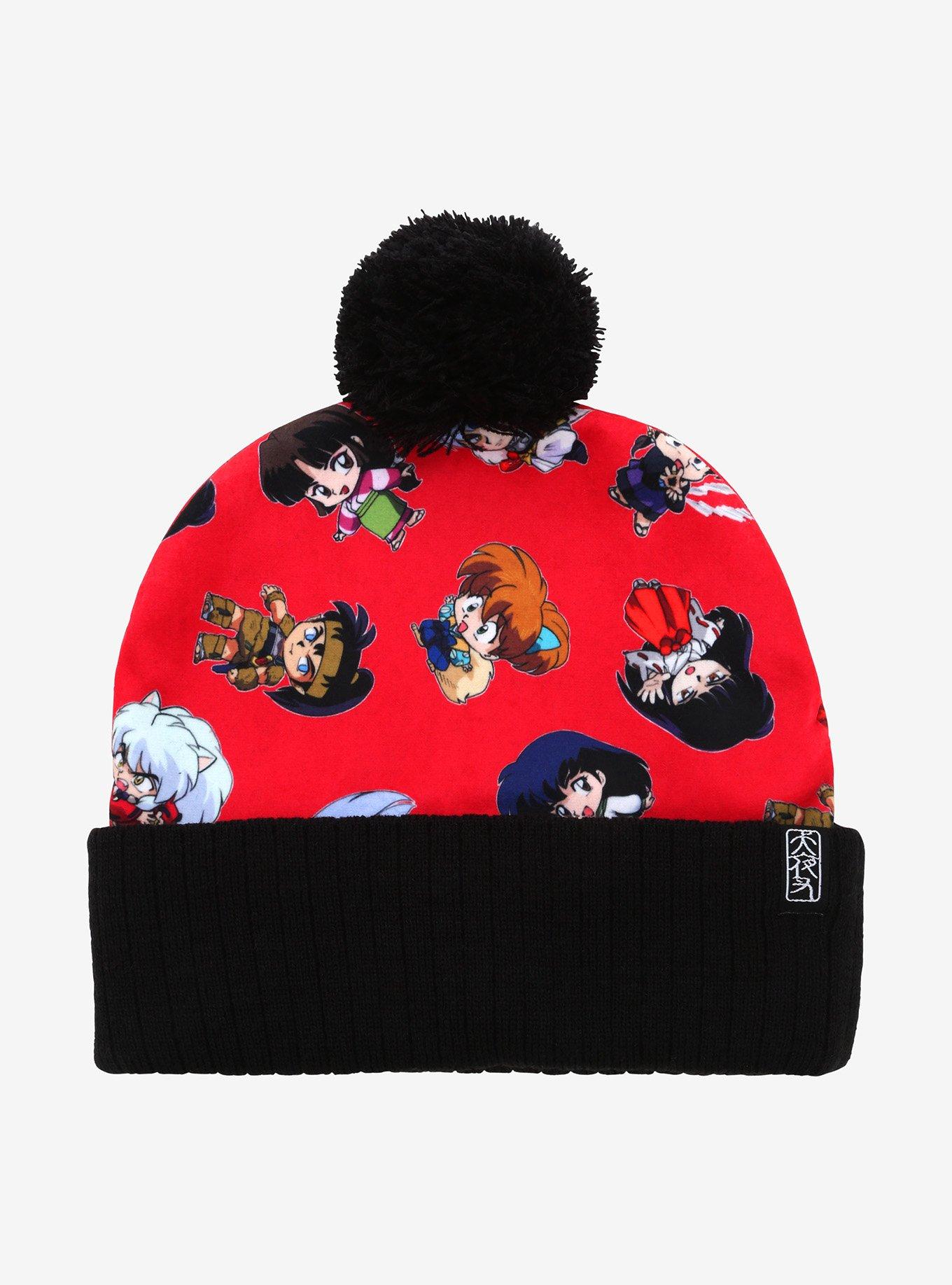 InuYasha Chibi Characters Pom Beanie, , alternate