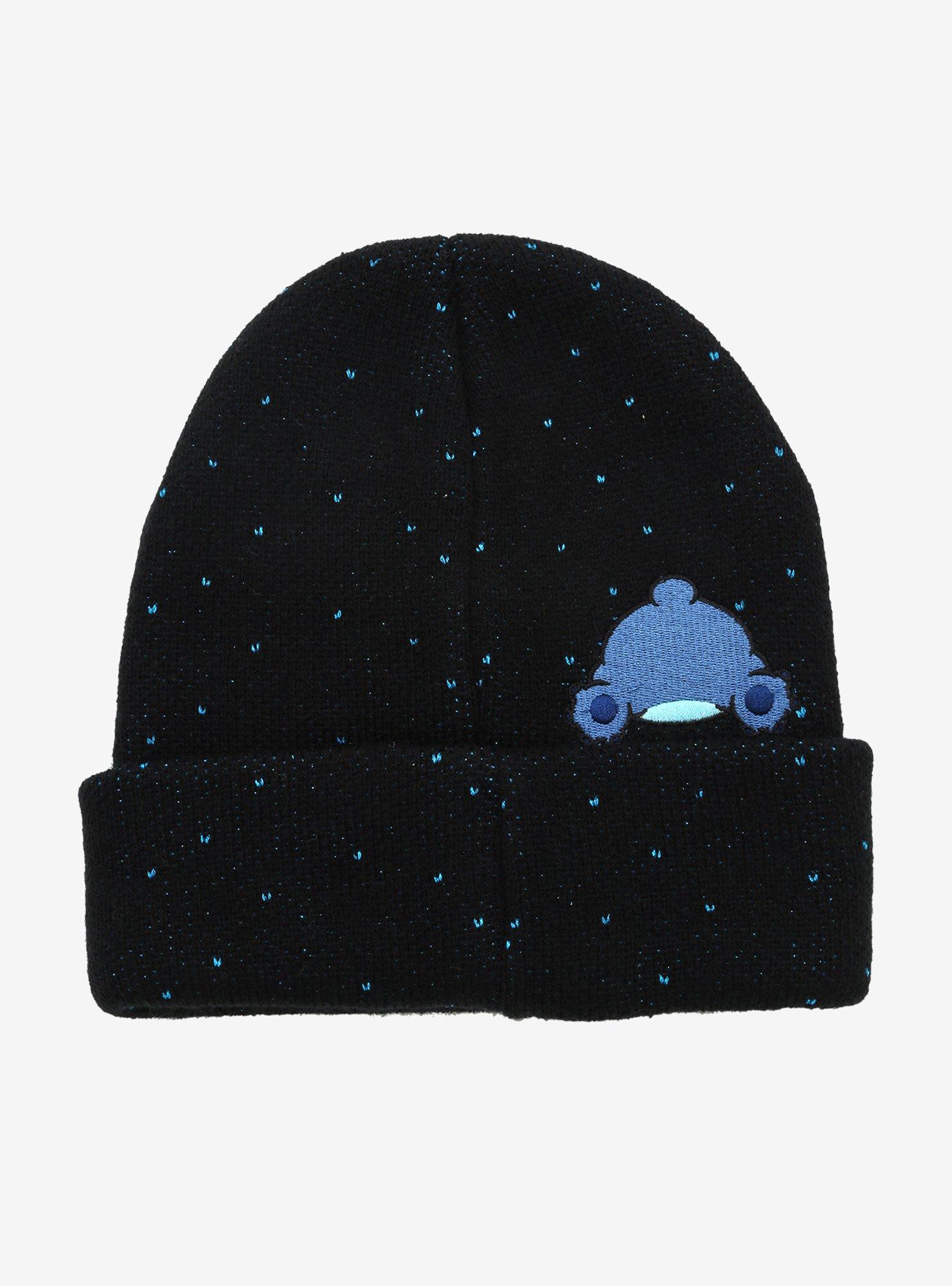 Disney Lilo & Stitch Glitter Stitch Peeking Beanie, , alternate