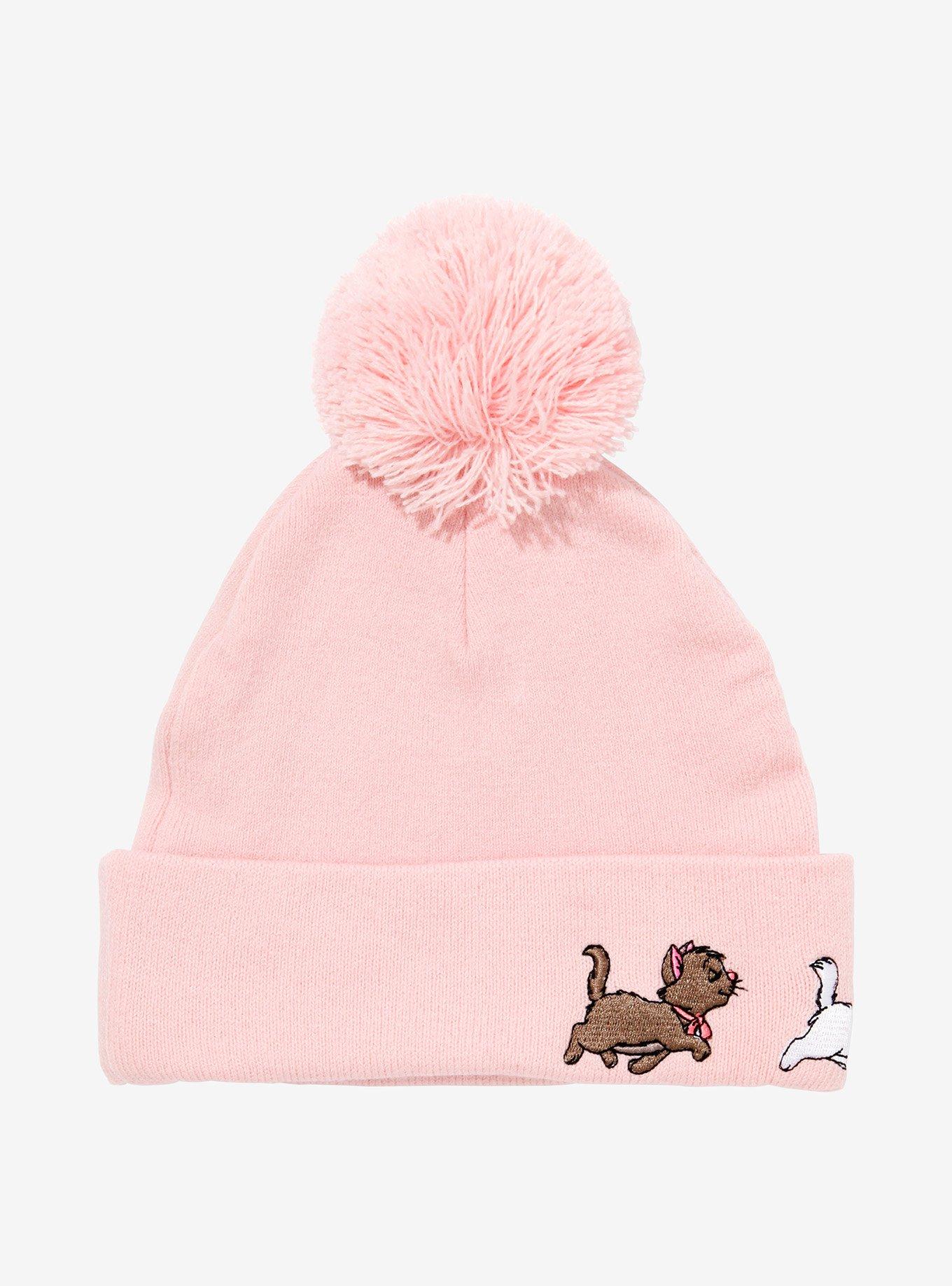 Disney The Aristocats Paw Print Pom Beanie, , alternate