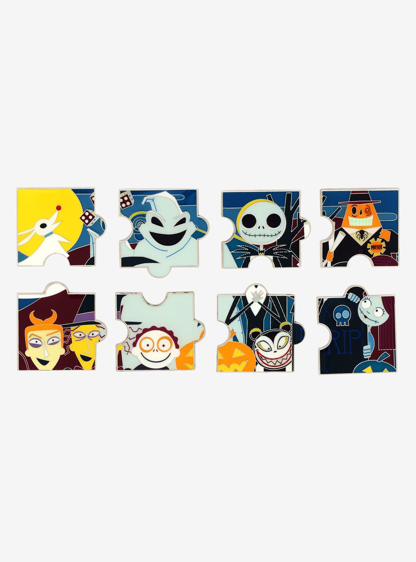 Loungefly Disney The Nightmare Before Christmas Puzzle Blind Box Enamel Pin - BoxLunch Exclusive, , alternate