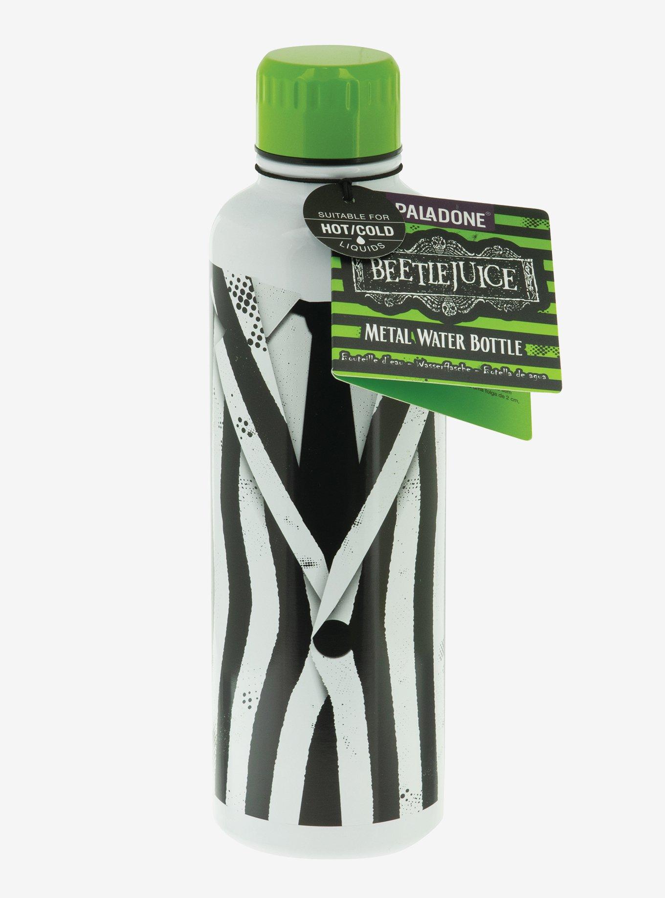 Beeteljuice Stripe Suit Metal Water Bottle, , alternate