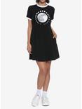 Moon Phase Ringer Skater Dress, MULTI, alternate