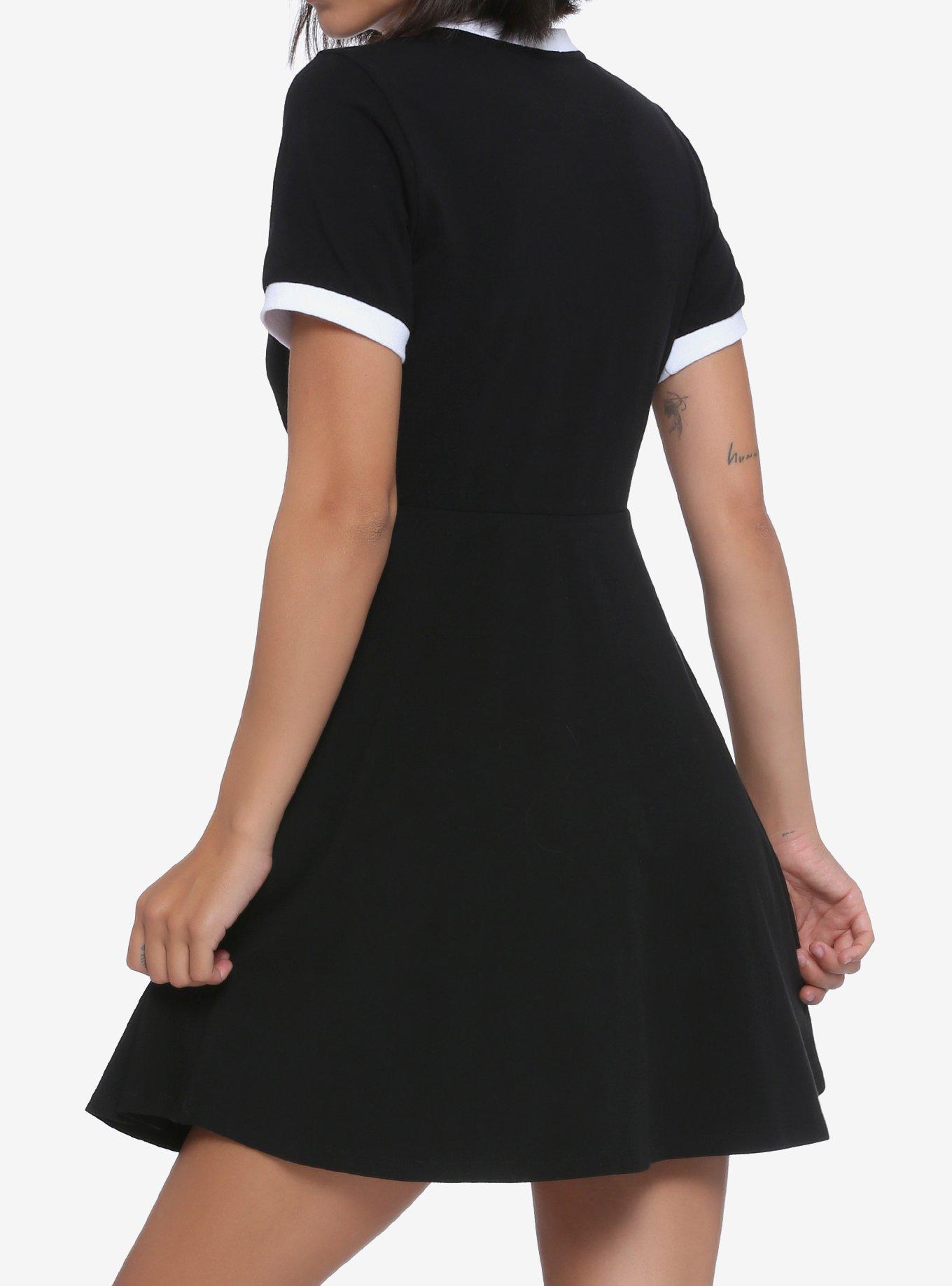 Moon Phase Ringer Skater Dress, MULTI, alternate