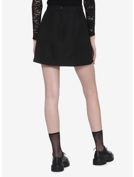 Black Triple Chain Mini Skirt, , hi-res