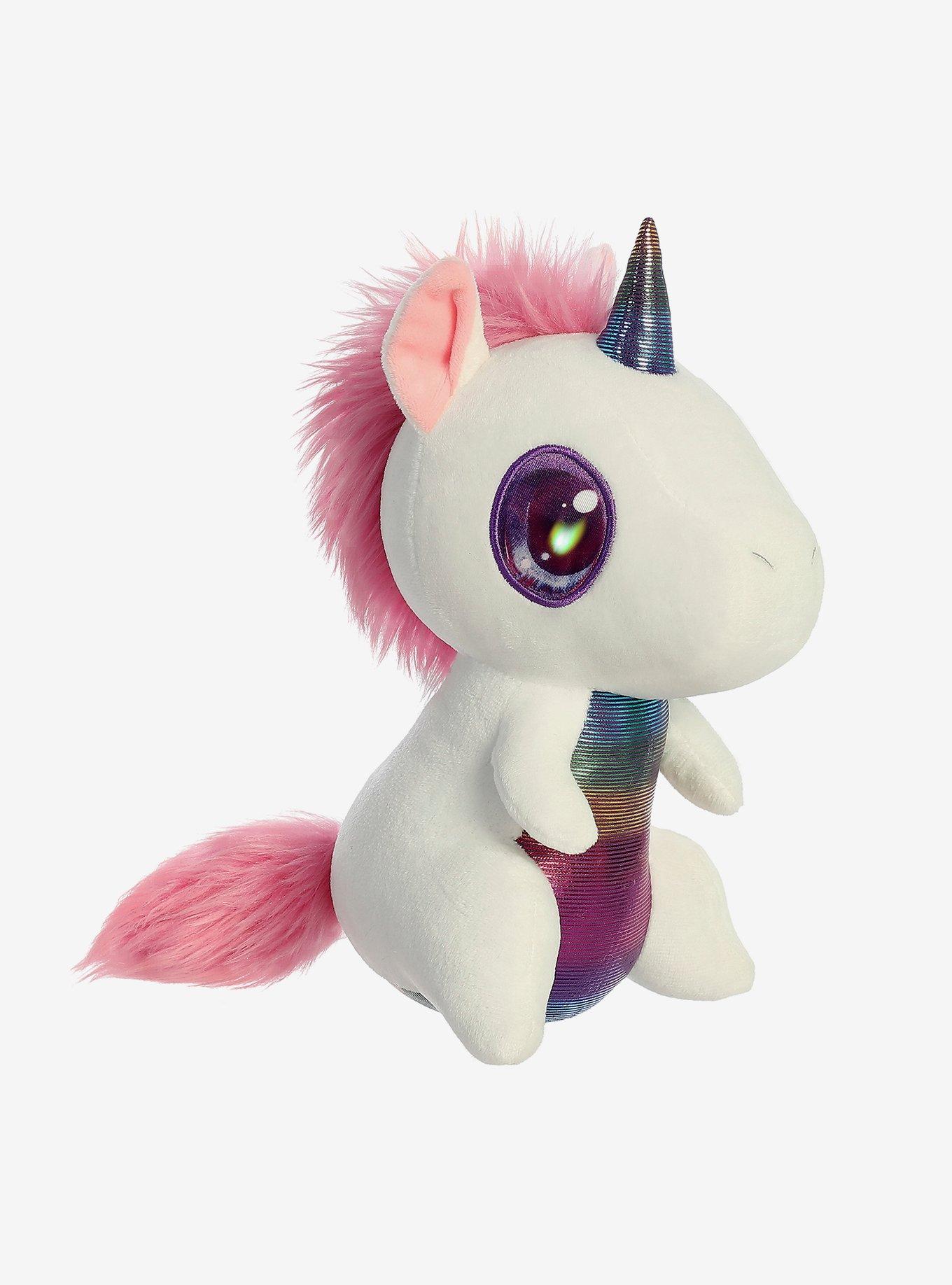 Rainbow Unicorn Light-Up Plush, , alternate