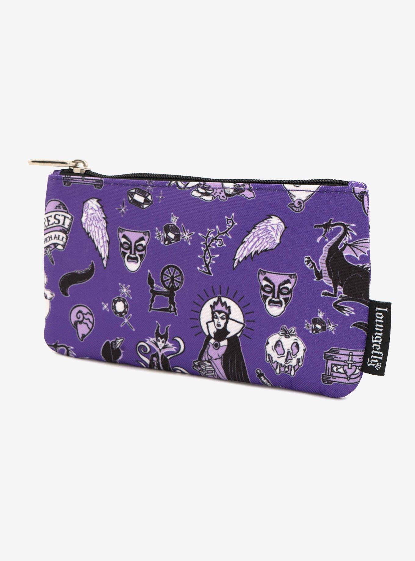 Loungefly Disney Villains Icon Pencil Case, , alternate