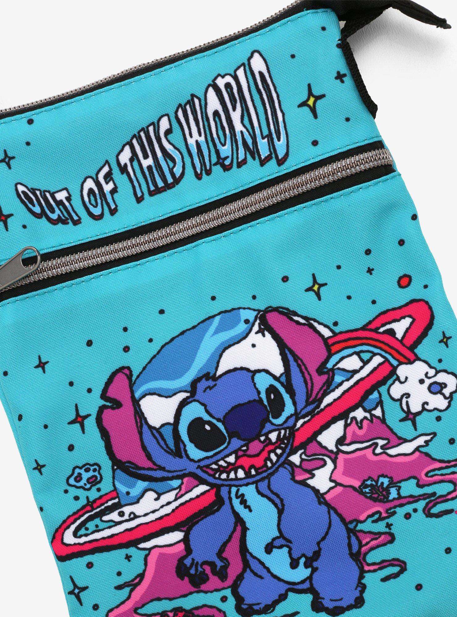 Loungefly Disney Lilo & Stitch Out Of This World Passport Crossbody Bag, , alternate