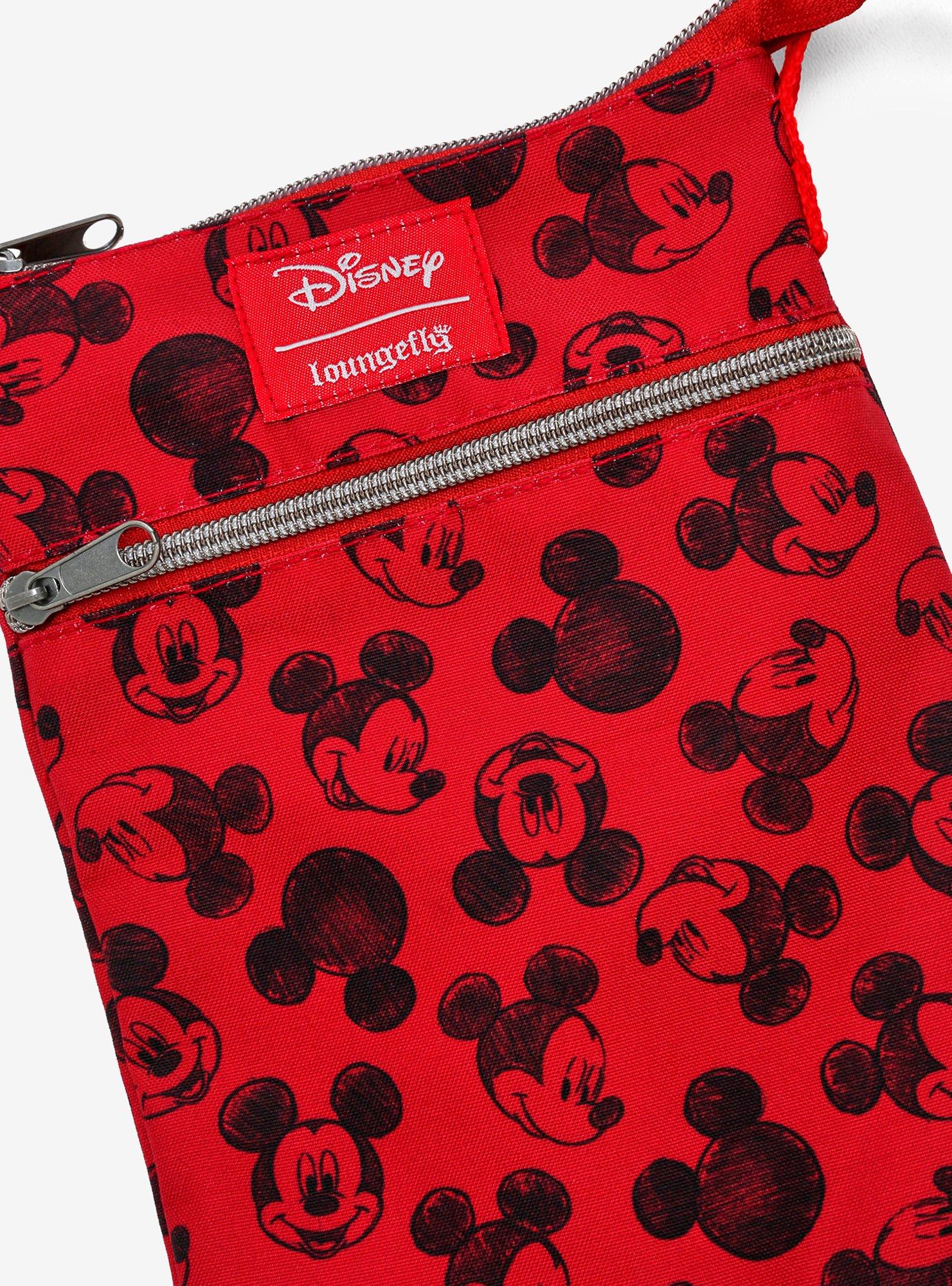 Loungefly Disney Mickey Mouse Sketch Passport Crossbody Bag, , alternate