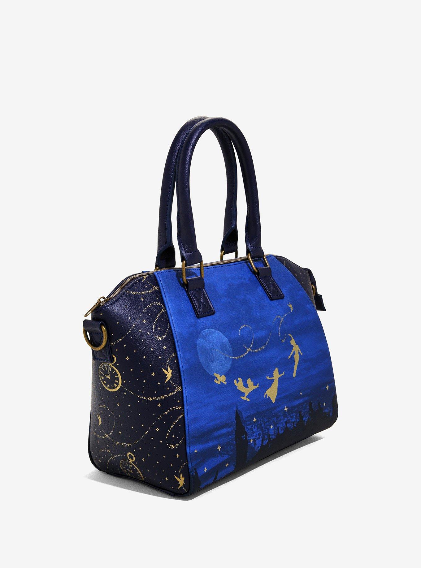 Loungefly Disney Peter Pan Night Sky Satchel Bag, , alternate