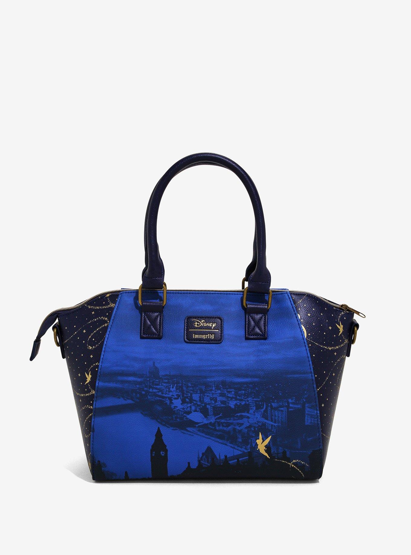 Loungefly Disney Peter Pan Night Sky Satchel Bag, , alternate