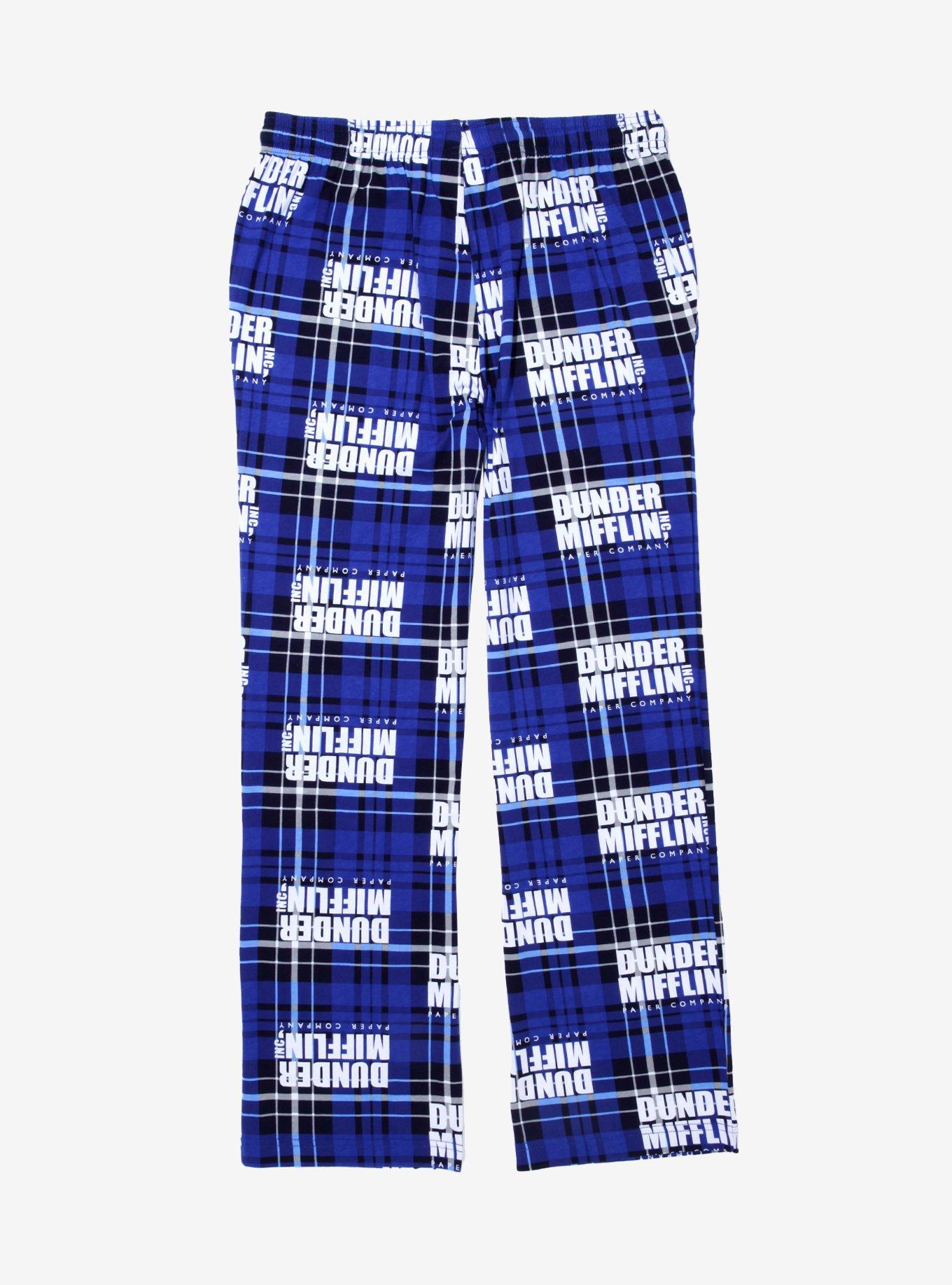 The Office Dunder Mifflin Plaid Sleep Pants - BoxLunch Exclusive, MULTI, alternate