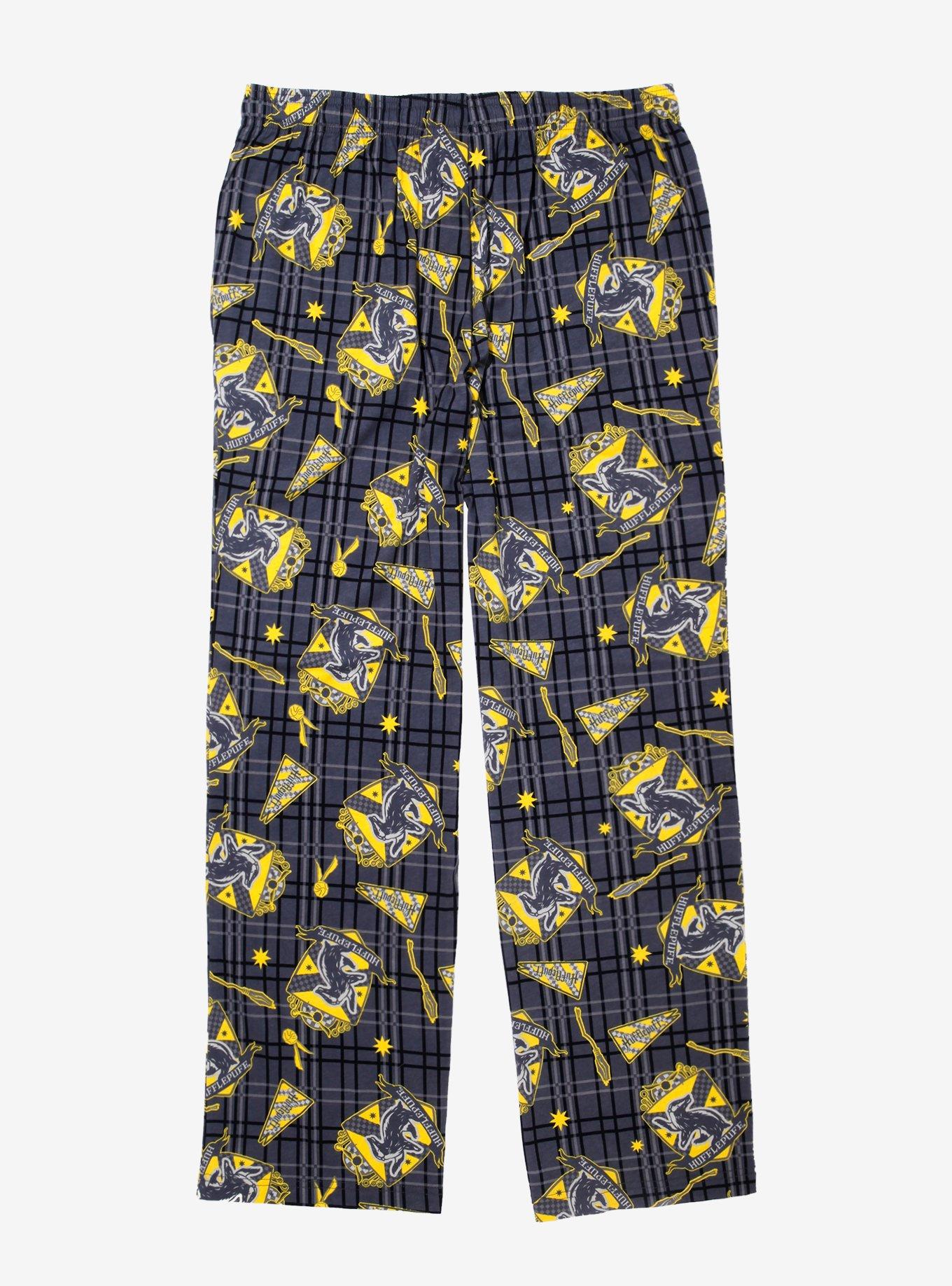 Harry Potter Hufflepuff Crest Sleep Pants - BoxLunch Exclusive, MULTI, alternate