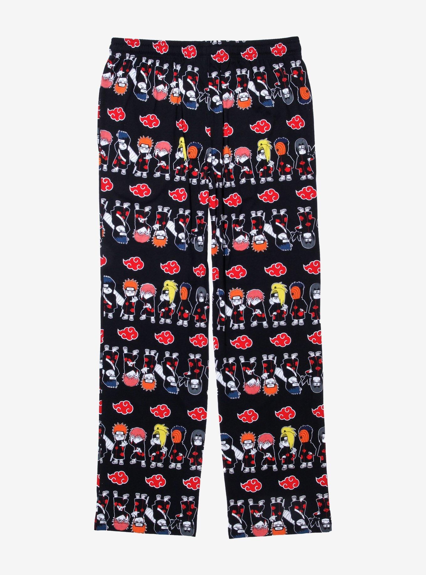 Naruto Shippuden Akatsuki Chibi Sleep Pants - BoxLunch Exclusive, MULTI, alternate
