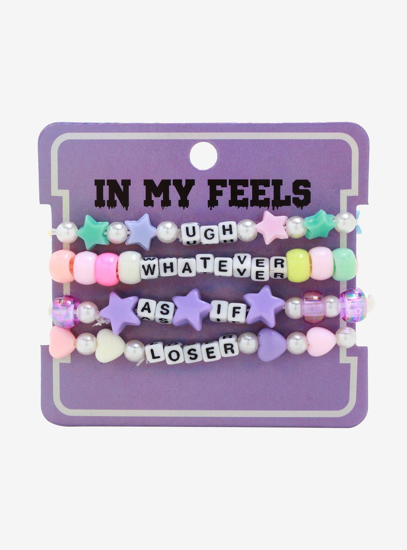 In My Feels Bead Bracelet Set, , alternate