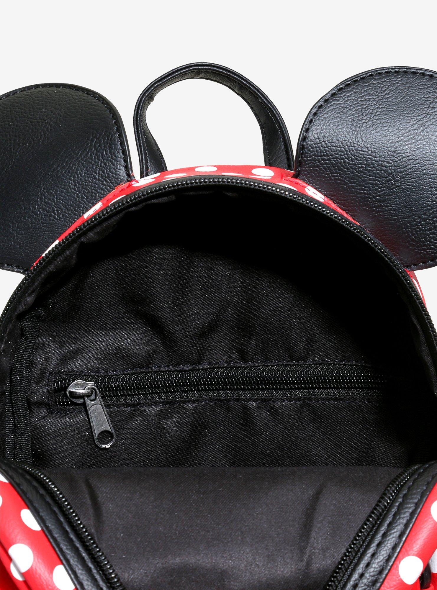 Loungefly Disney Minnie Mouse Polka Dot Mini Backpack, , alternate