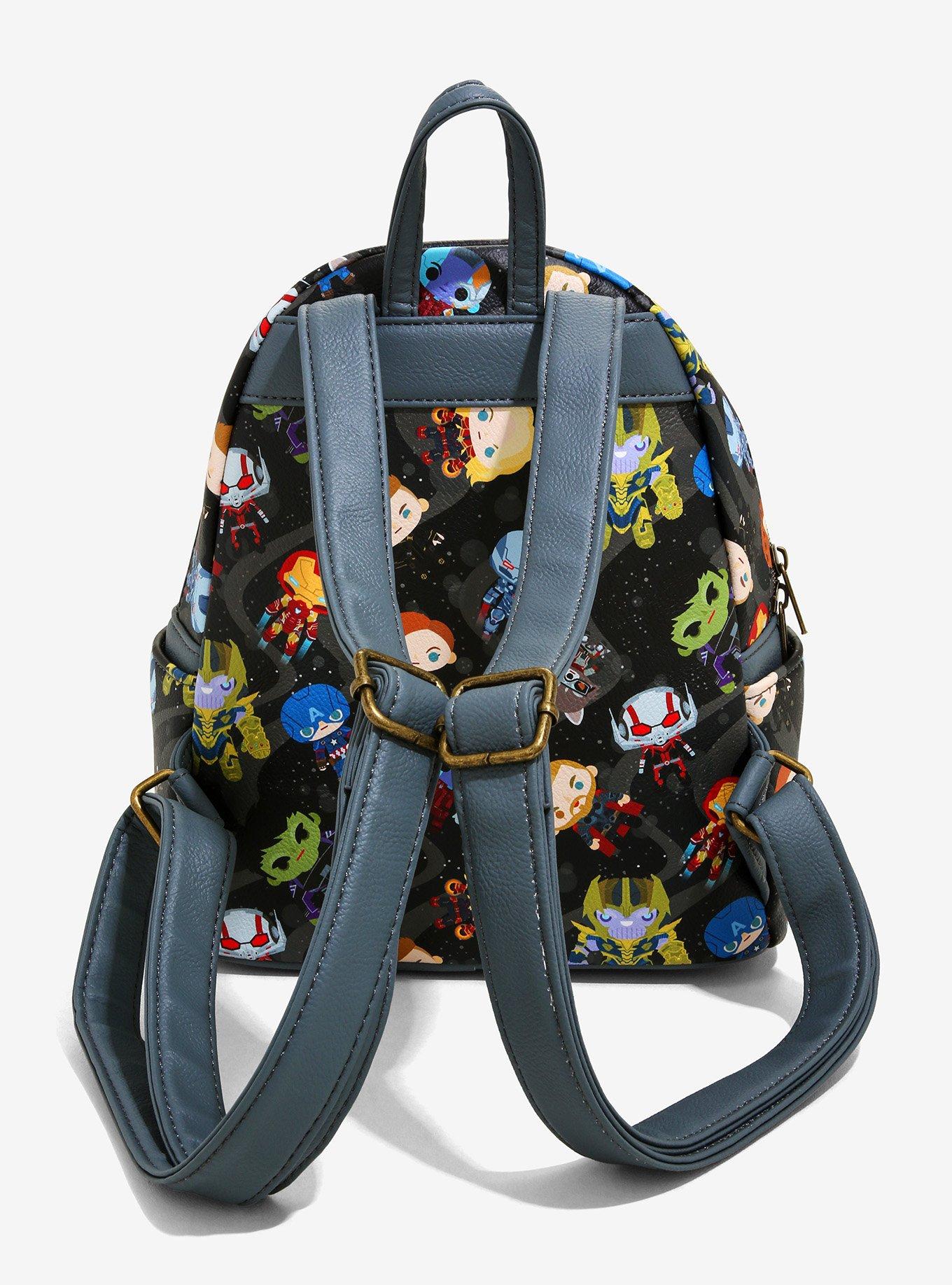 Loungefly Marvel Avengers: Endgame Chibi Characters Mini Backpack, , alternate
