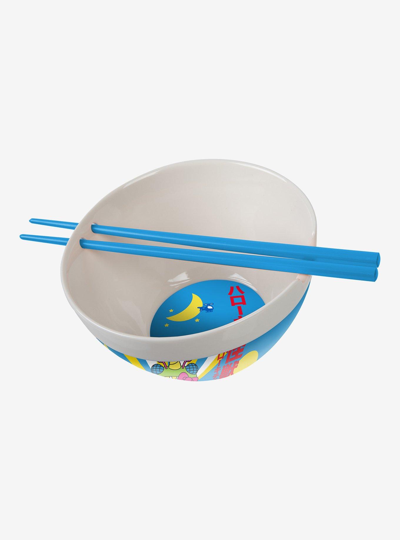 Hello Kitty Kaiju Ramen Bowl With Chopsticks, , alternate