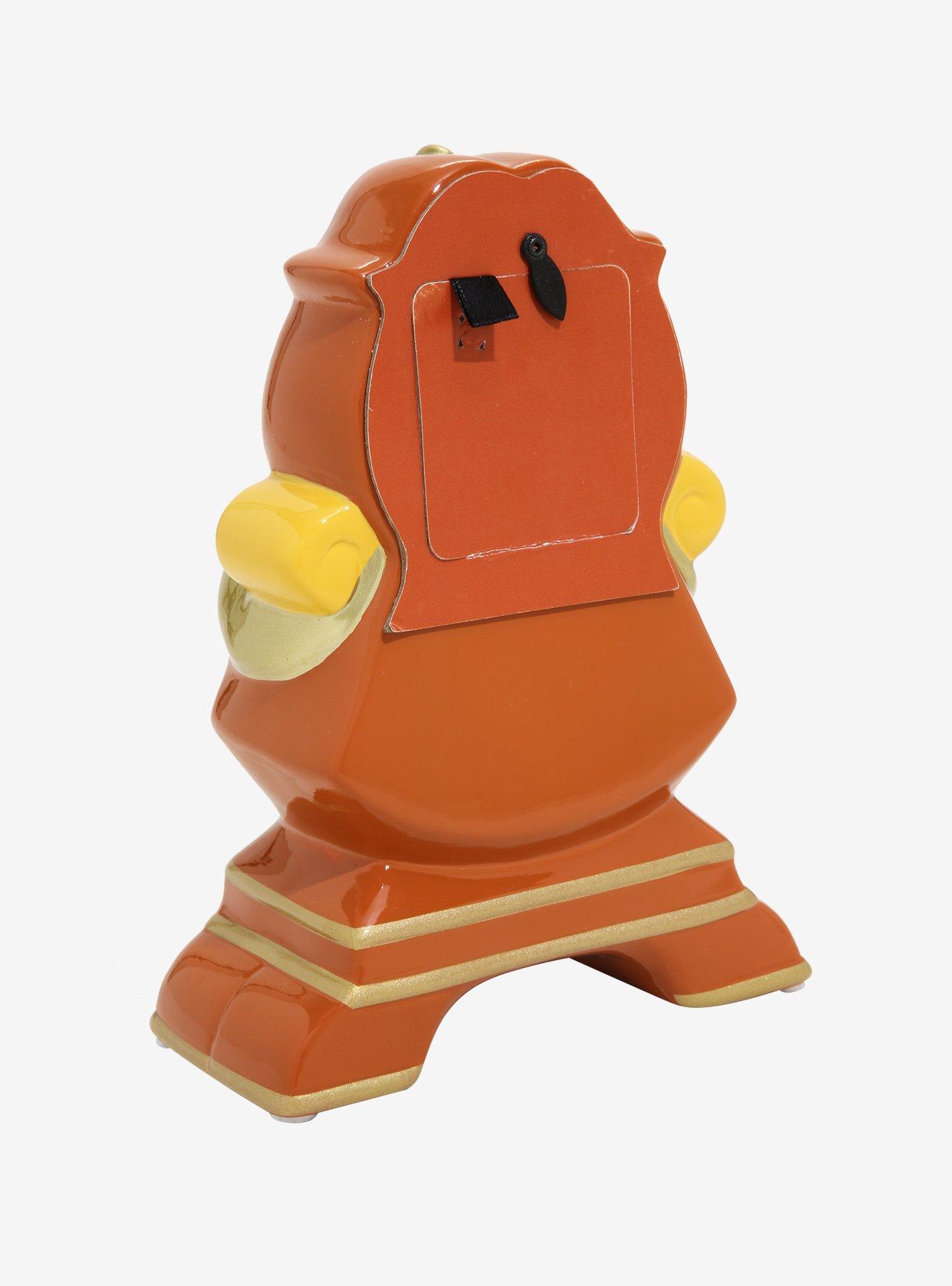 Disney Beauty and the Beast Cogsworth Ceramic Table Clock - BoxLunch Exclusive, , alternate