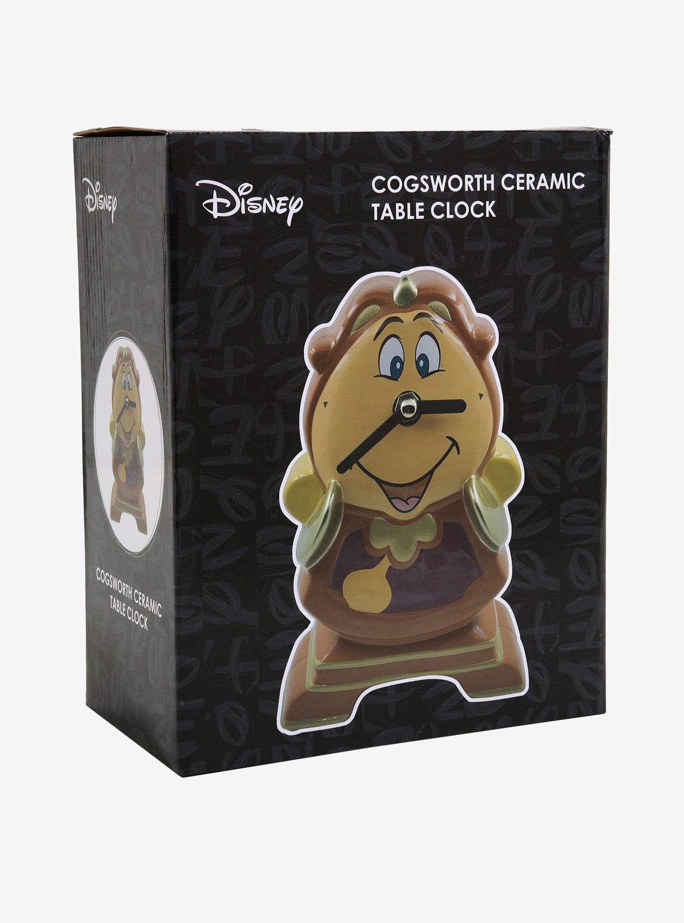 Disney Beauty and the Beast Cogsworth Ceramic Table Clock - BoxLunch Exclusive, , alternate