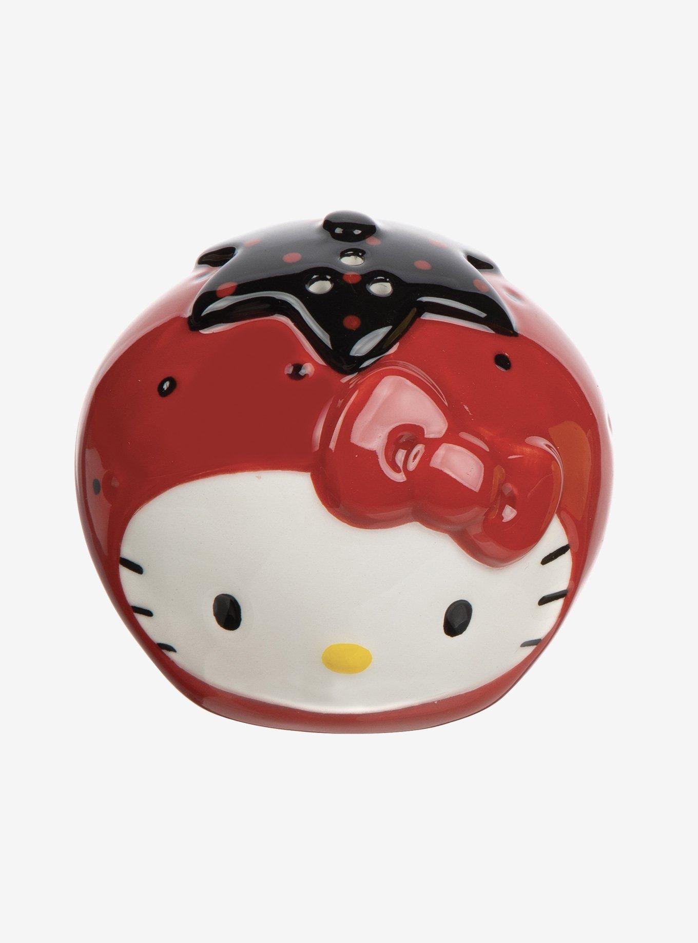 Hello Kitty Strawberry & Lemon Sculpted Salt & Pepper Shaker Set, , alternate