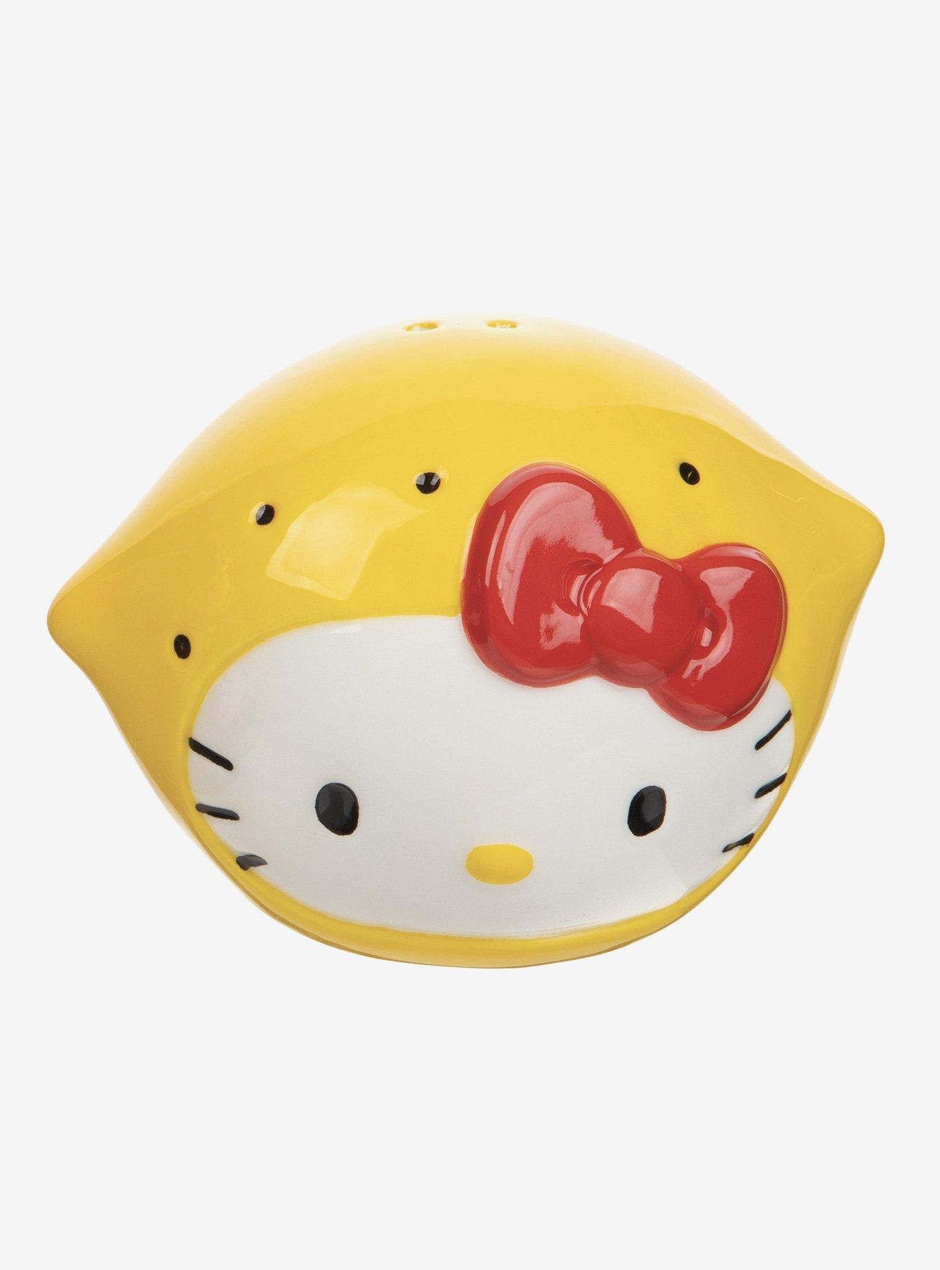 Hello Kitty Strawberry & Lemon Sculpted Salt & Pepper Shaker Set, , alternate