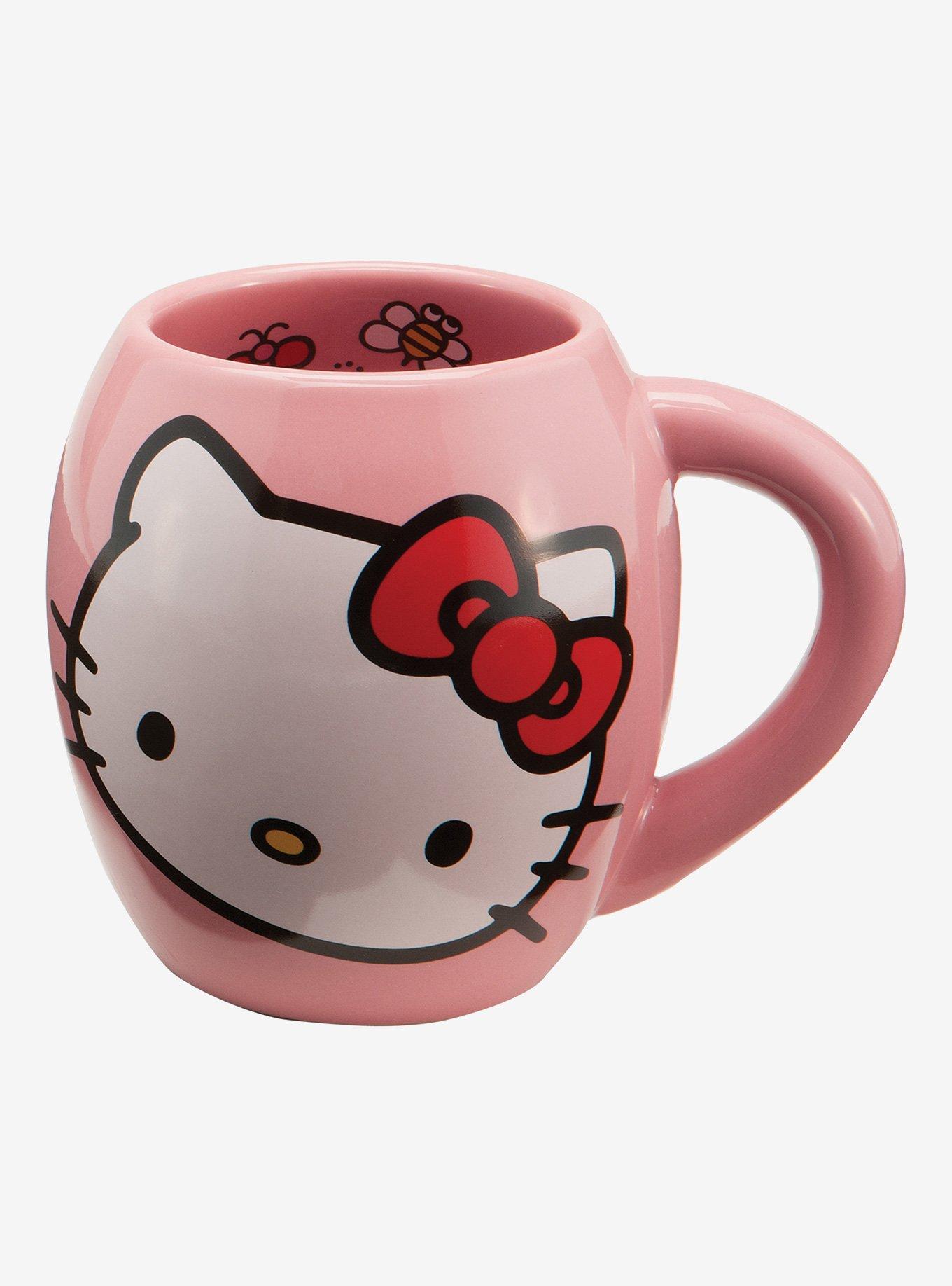 Hello Kitty Pink Oval Mug, , alternate