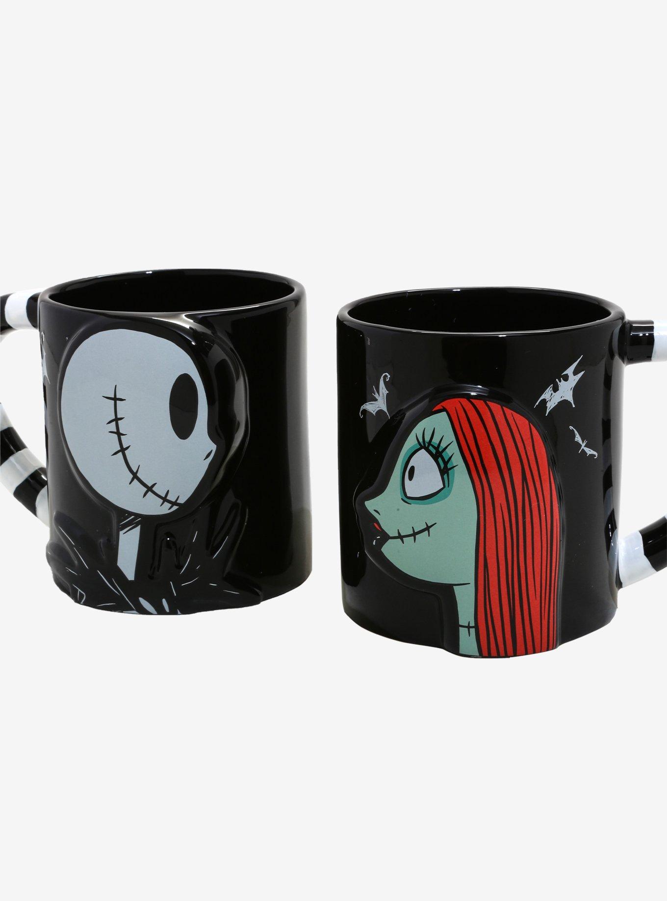 The Nightmare Before Christmas Jack & Sally Mug Set, , alternate