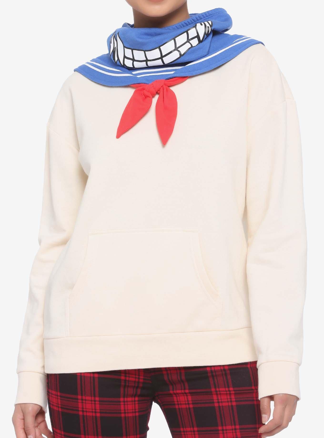 My Hero Academia Himiko Toga Girls Sweatshirt, WHITE, alternate