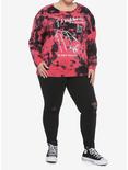 A Nightmare On Elm Street Tie-Dye Girls Sweatshirt Plus Size, MULTI, alternate