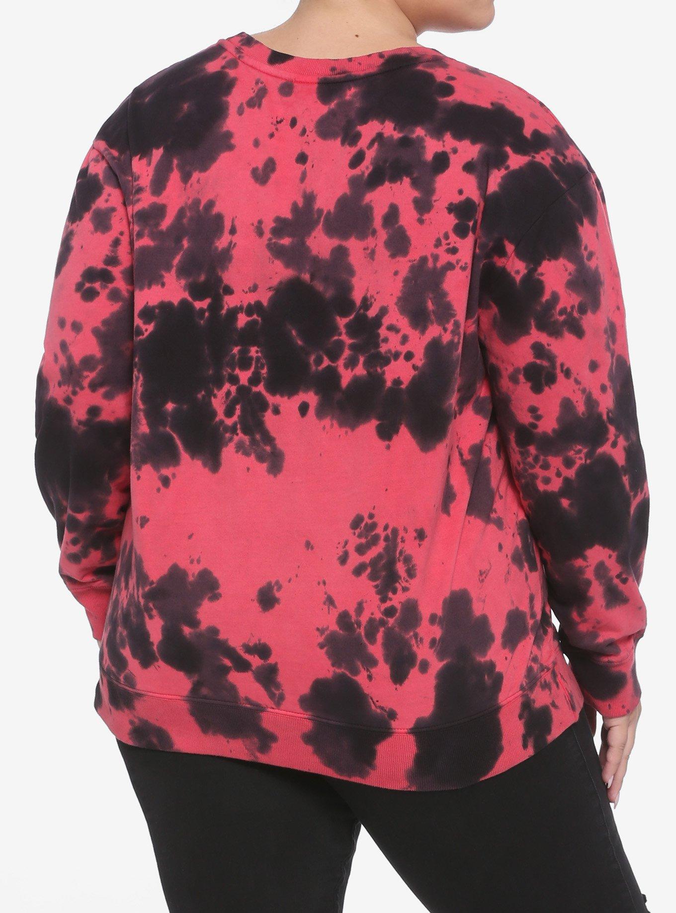 A Nightmare On Elm Street Tie-Dye Girls Sweatshirt Plus Size, MULTI, alternate