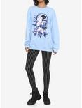 The Nightmare Before Christmas Lavender Print Girls Sweatshirt, MULTI, alternate