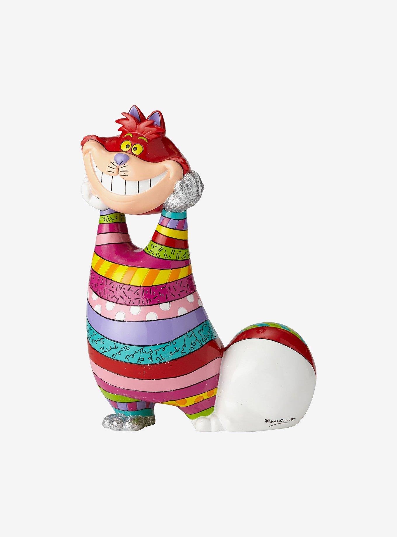 Disney Alice In Wonderland Romero Britto Large Cheshire Cat Figurine, , alternate