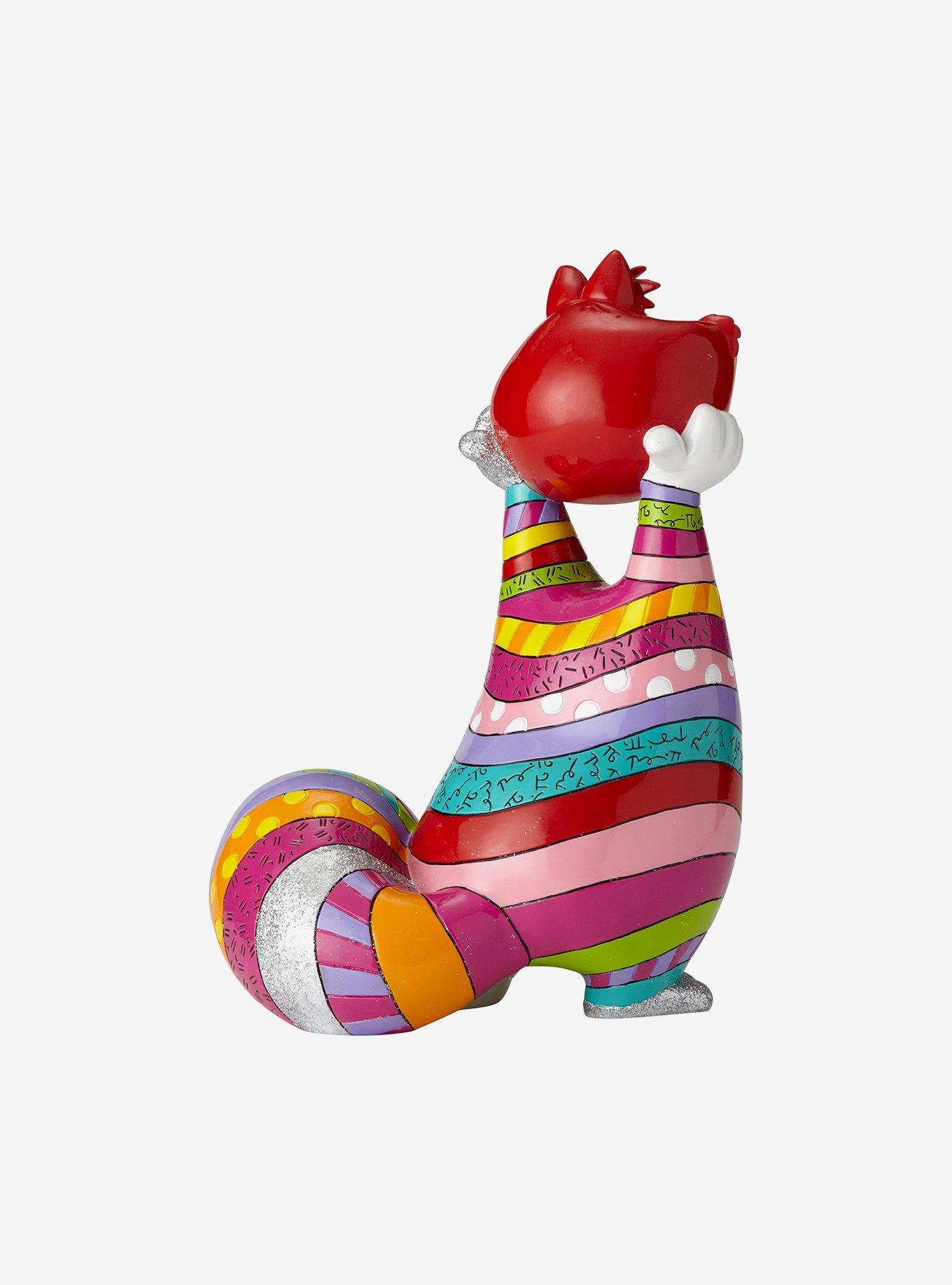Disney Alice In Wonderland Romero Britto Large Cheshire Cat Figurine, , alternate