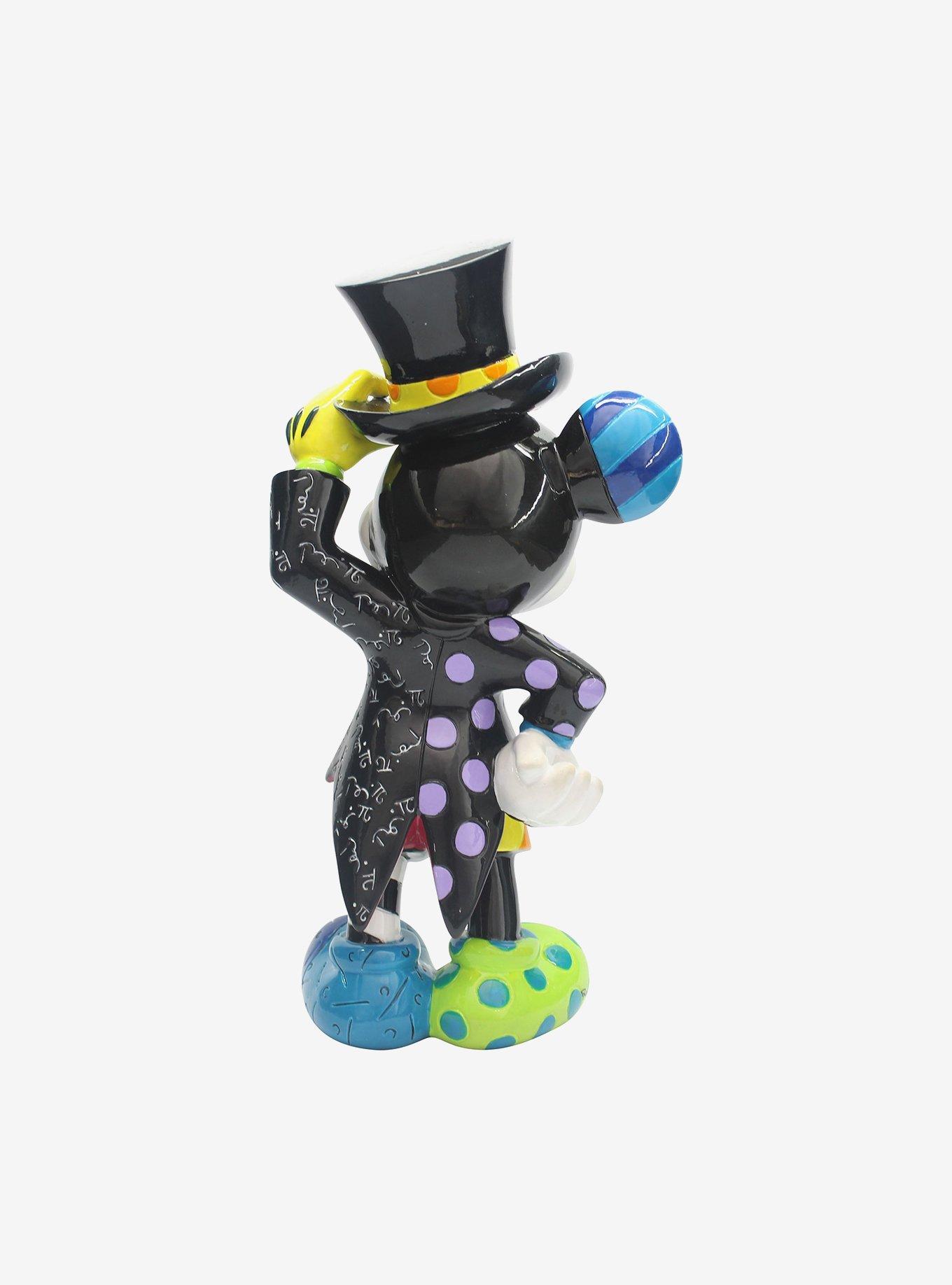 Disney Mickey Mouse Romero Britto Top Hat Mickey Figurine, , alternate