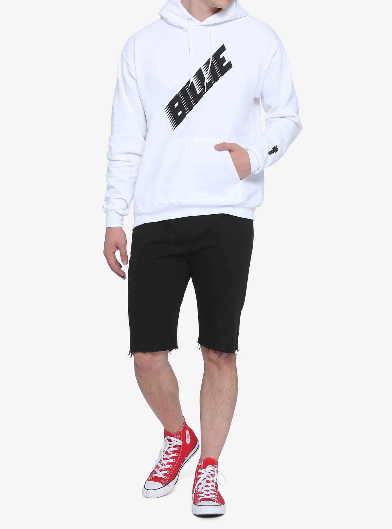 Billie Eilish Racing Blohsh White Hoodie, WHITE, alternate