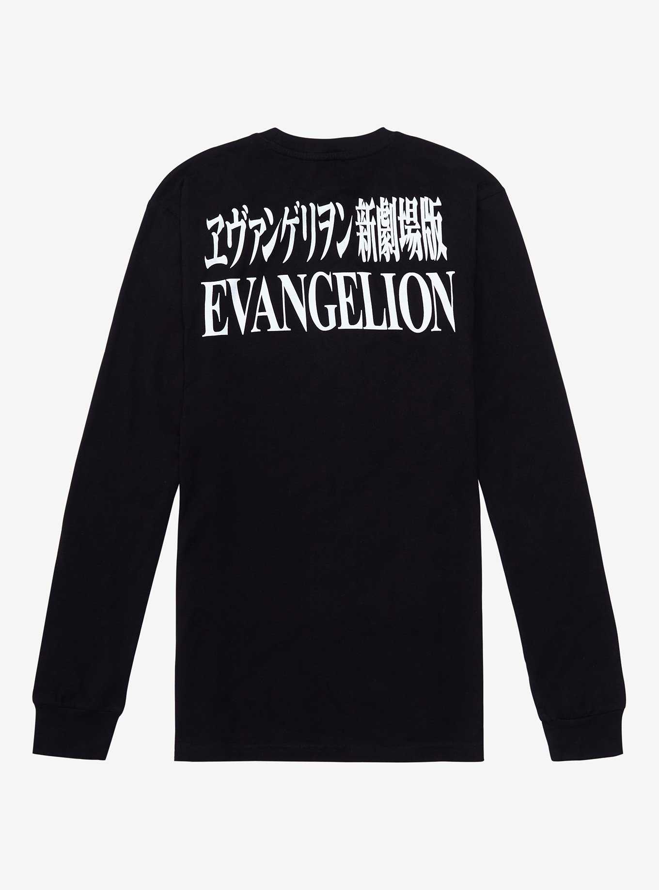 Neon Genesis Evangelion Red & Blue Asuka & Rei Long-Sleeve T-Shirt, , hi-res