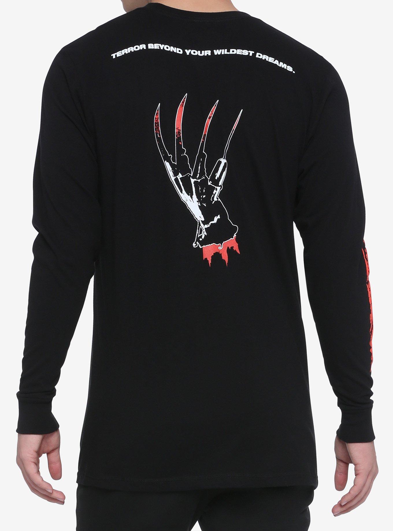 A Nightmare On Elm Street Freddy Glove Back Long-Sleeve T-Shirt, MULTI, alternate