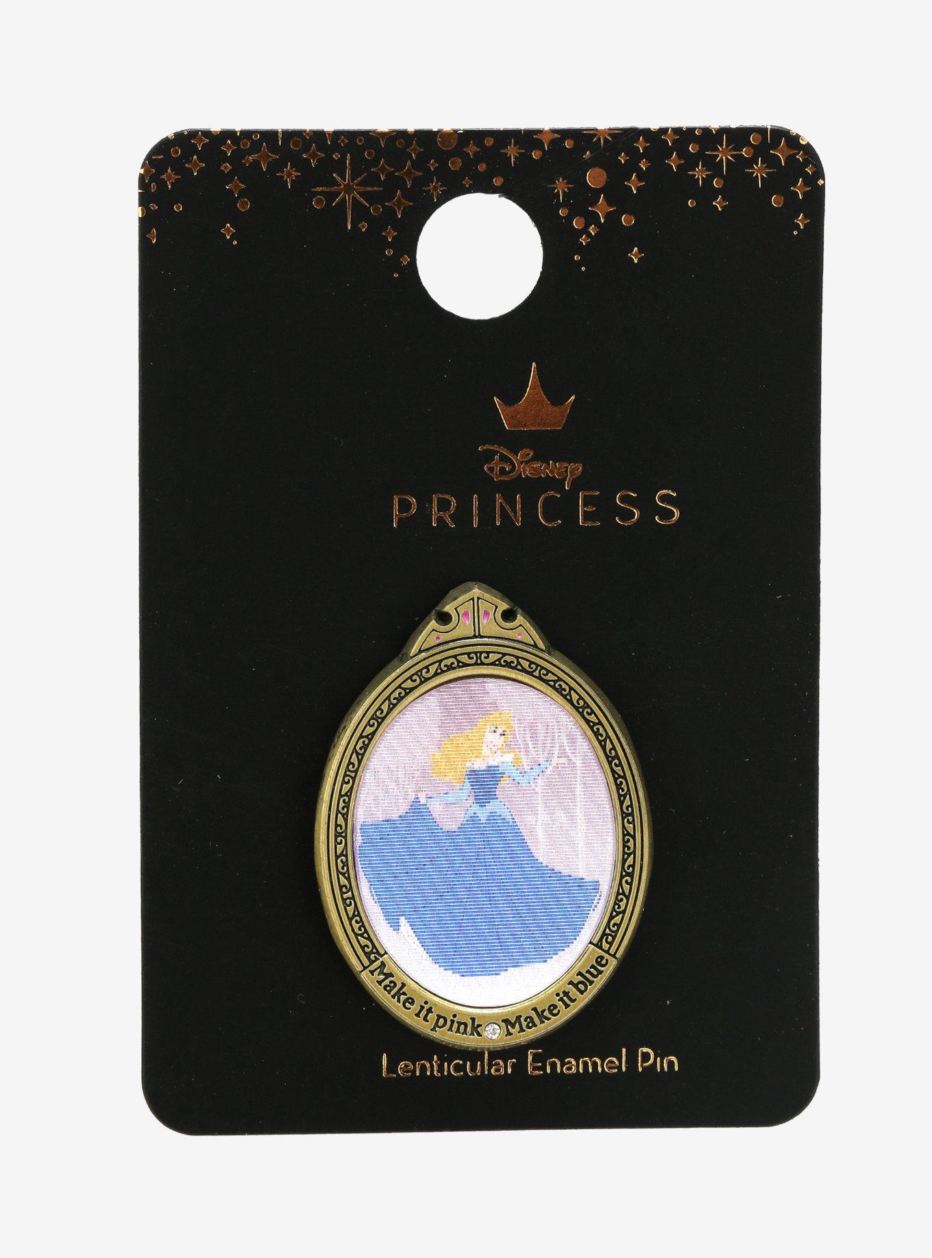 Disney Sleeping Beauty Aurora Dress Lenticular Enamel Pin, , alternate