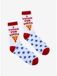 Vote For Pizza Crew Socks, , alternate