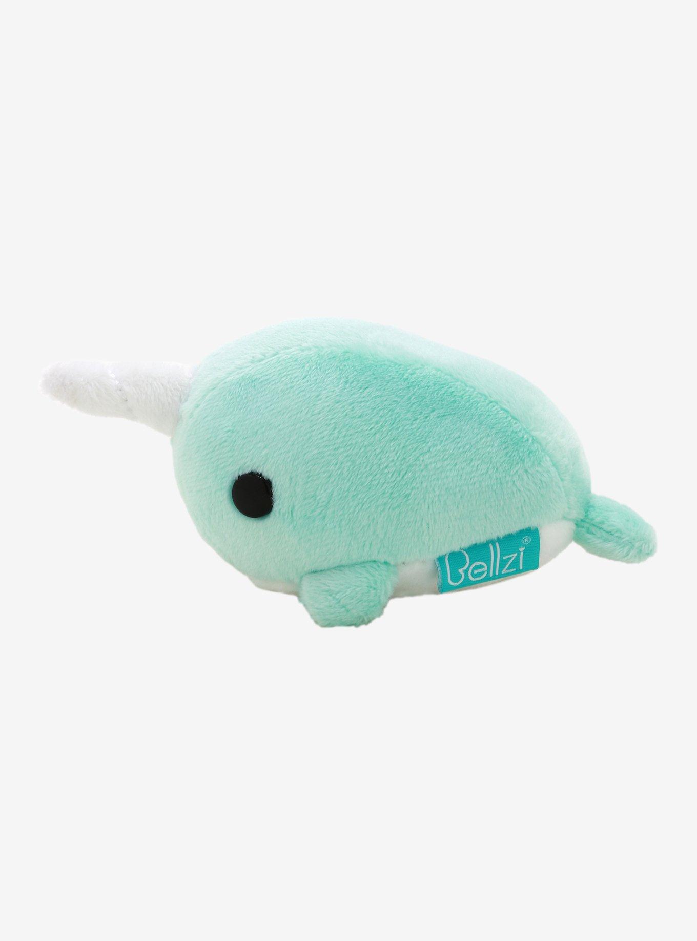 Bellzi Narwhali The Narwhal Teal Mini Plush, , alternate